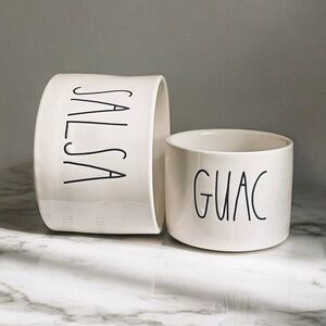 Rae Dunn by Magenta Artisan Collection Salsa and Guac Bowls (Set of 2)